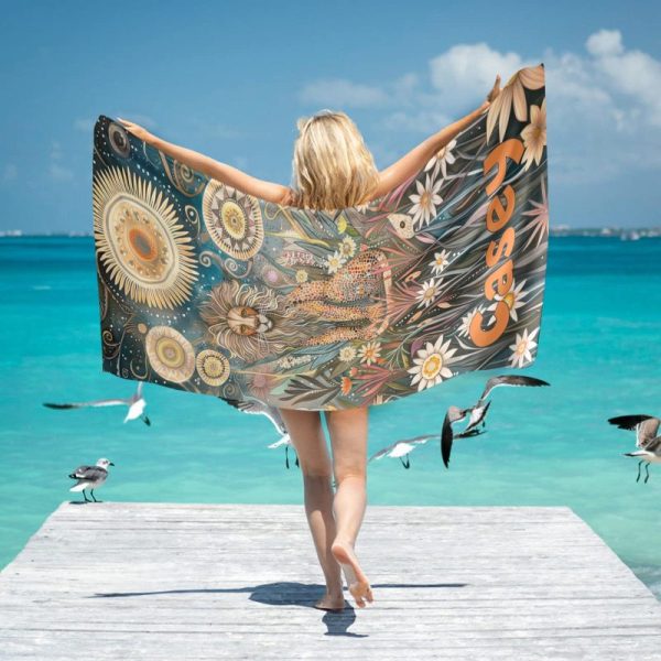 Lion Beach Towel