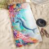 custom dolphin beach towel