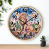 colourful lion clock