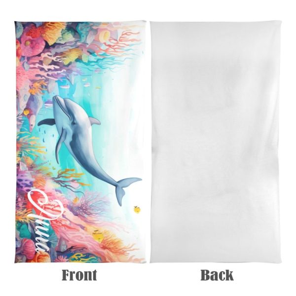 dolphin beach towel