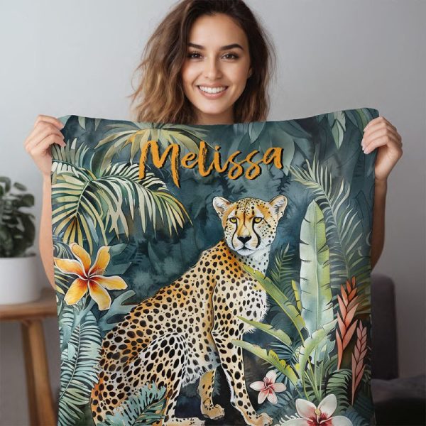 blanket for cheetah lover