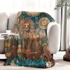 lion custom blanket