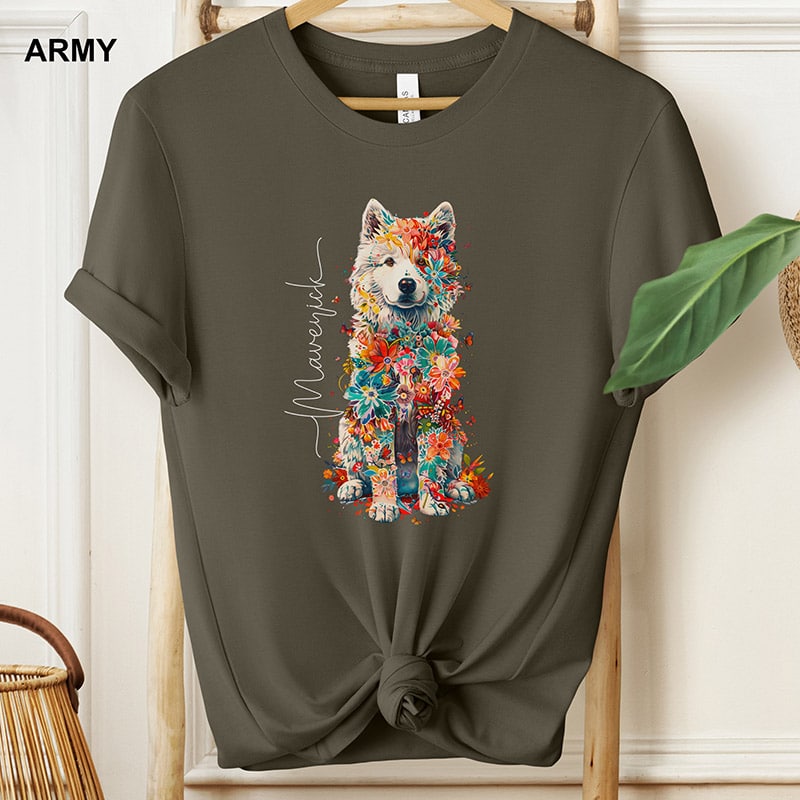 samoyed custom tee