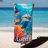 shark beach towel