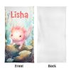 Axolotl beach towel