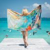 personalised reef beach towel