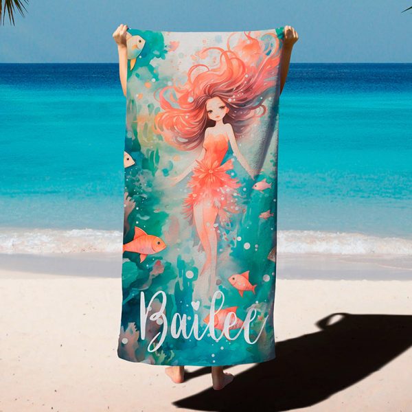 mermaid towel