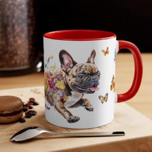 custom frenchie mug