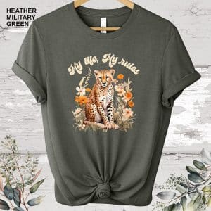 cheetah lover tshirt