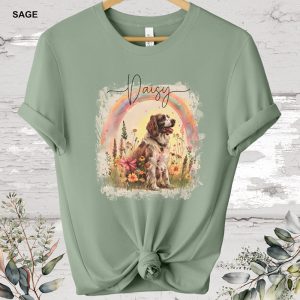 custom springer spaniel tee