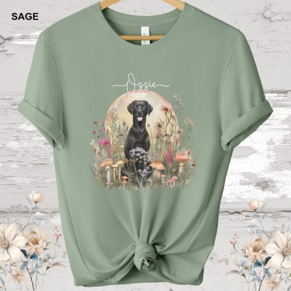 Black Labrador custom tee