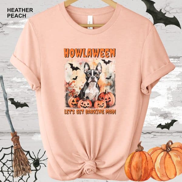 Boston Terrier halloween tee