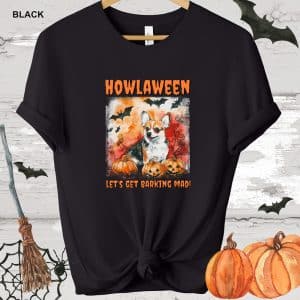 Halloween corgi shirt