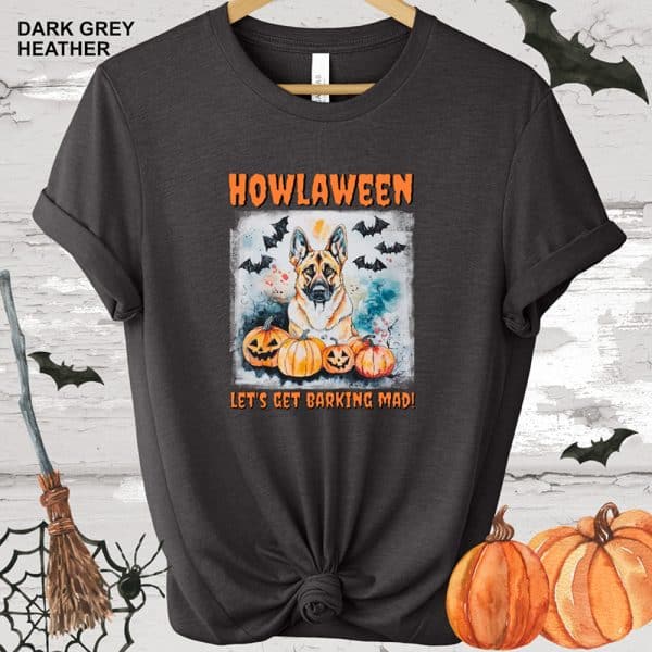 German Shepherd halloween tshirt