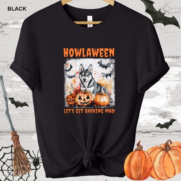 husky lover t shirt halloween